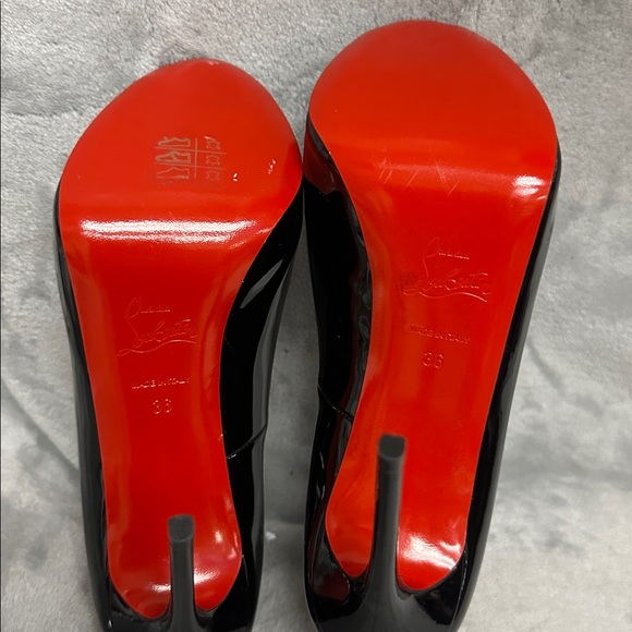 CHRISTIAN LOUBOUTIN New Very Prive Patent Leather Pumps 120 Size 36 - Picture 10 of 11
